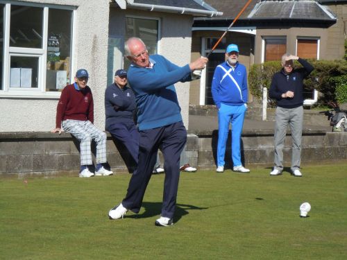 Captains first drive at Moniefieth
