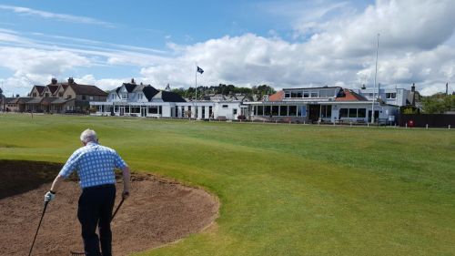 Clubhouses at Monifieth