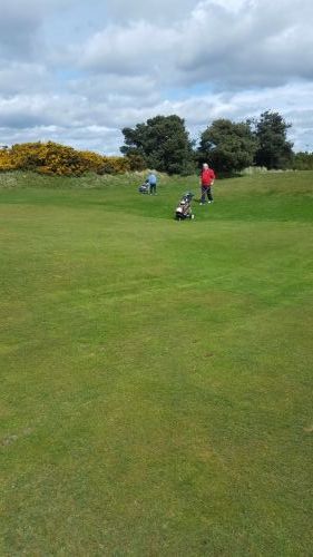 Gordon and Hugh on the medal Course 2