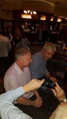 John and Robers enjoy the banter