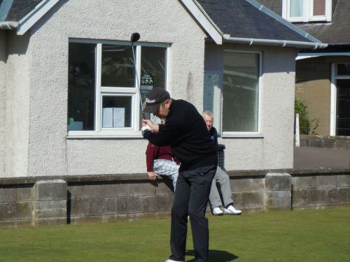 Robert finds another fairway